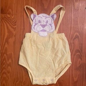 Pixie Lily Tiger sunsuit 6 mo EUC worn twice